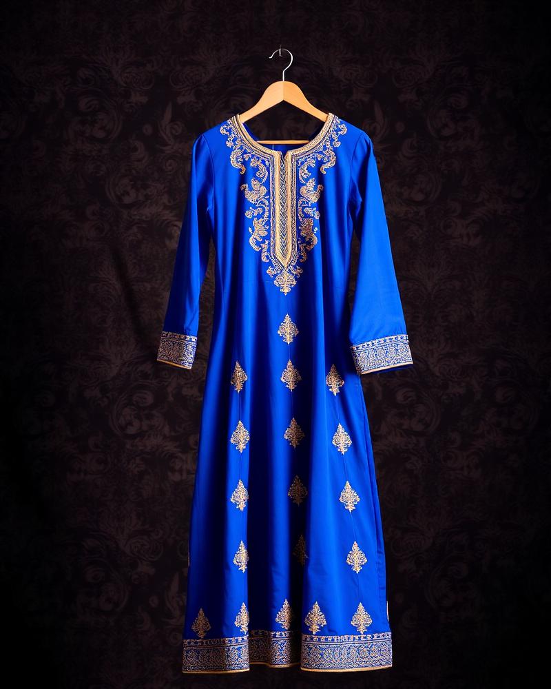 Royal Blue Anarkali
