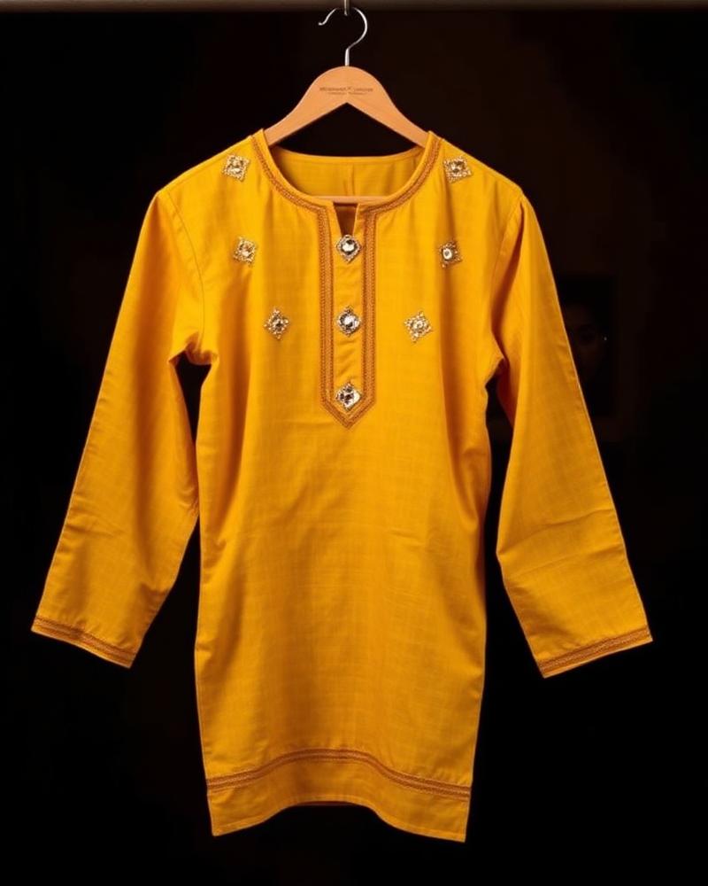 Marigold Mirror Kurti