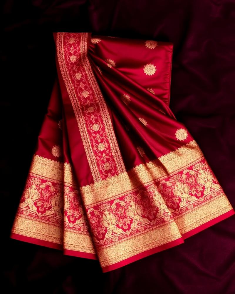 Rani Banarasi Silk Saree